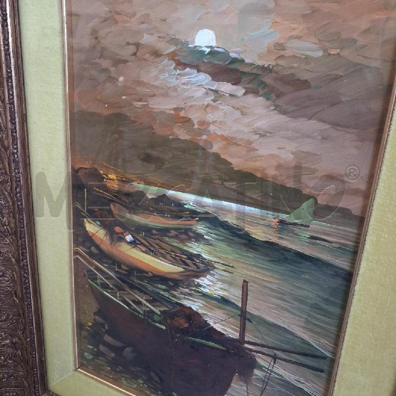 QUADRO D'ARTISTA BARCHE  | Mercatino dell'Usato San giorgio del sannio 2