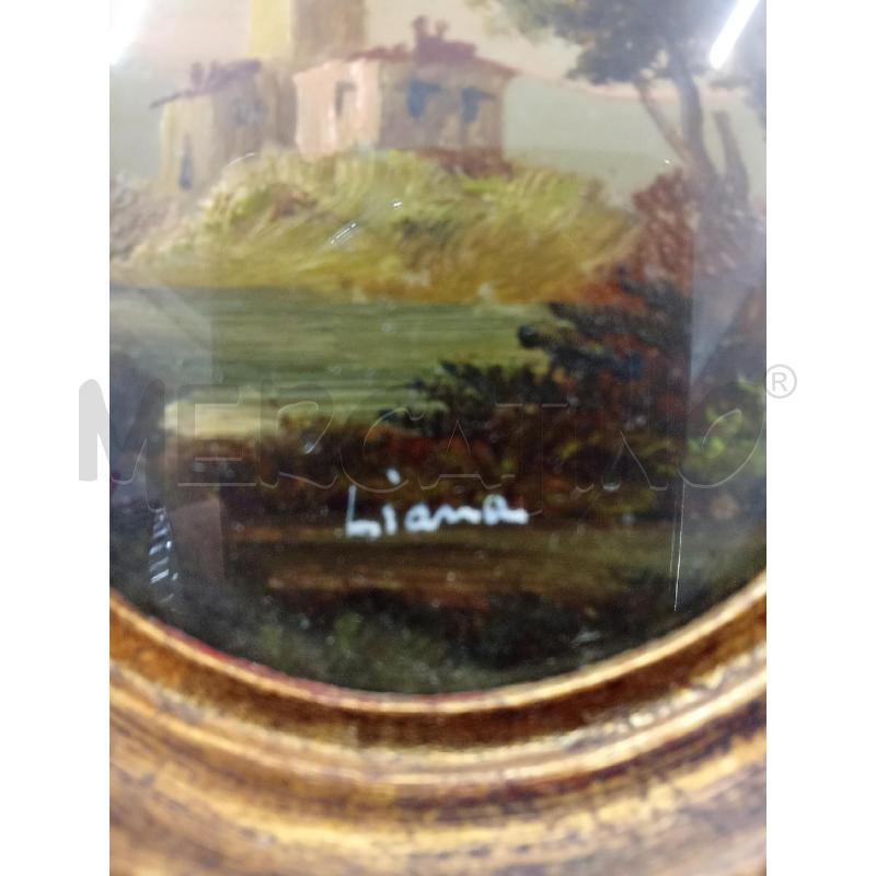 QUADRO OVALE SCENAPAESAGGIO  | Mercatino dell'Usato San giorgio del sannio 2