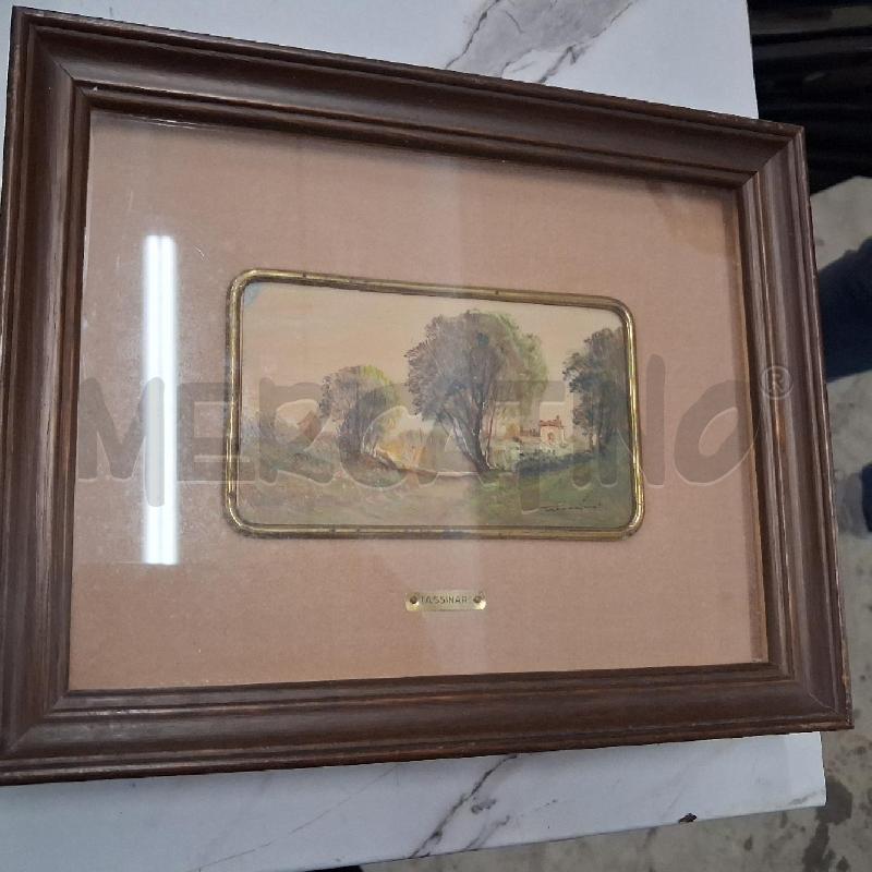 QUADRO PITTURA SU LAMINA TASSINARI  | Mercatino dell'Usato San giorgio del sannio 1