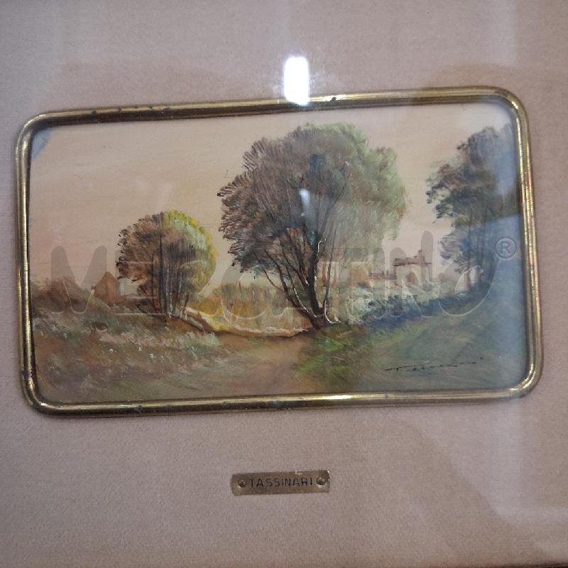 QUADRO PITTURA SU LAMINA TASSINARI  | Mercatino dell'Usato San giorgio del sannio 3