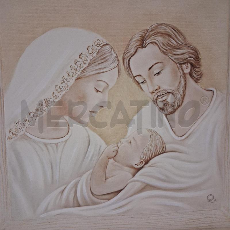 QUADRO SACRA FAMIGLIA QUI E QUADRI  | Mercatino dell'Usato San giorgio del sannio 2