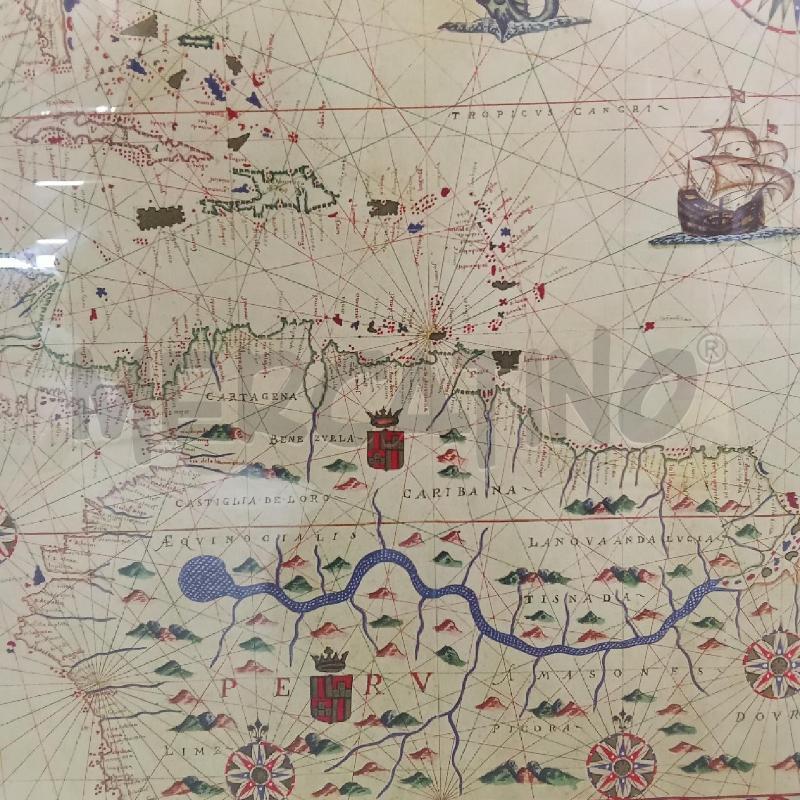 QUADRO STAMPA AMERICA CENTRALE E CARAIBI  | Mercatino dell'Usato San giorgio del sannio 3