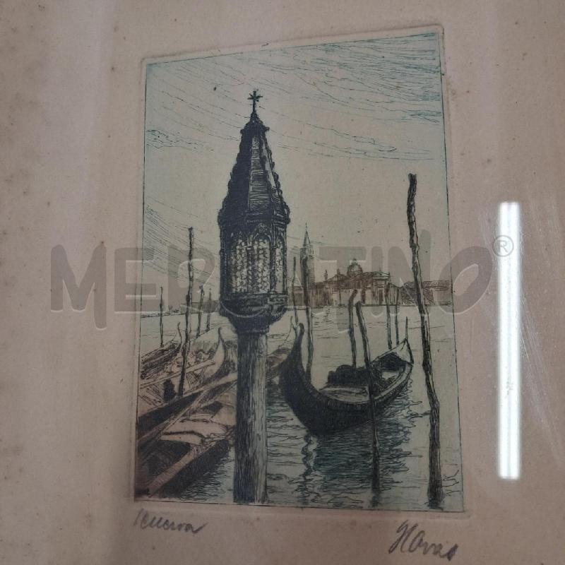 QUADRO STAMPA DISEGNO VENEZIA  | Mercatino dell'Usato San giorgio del sannio 3