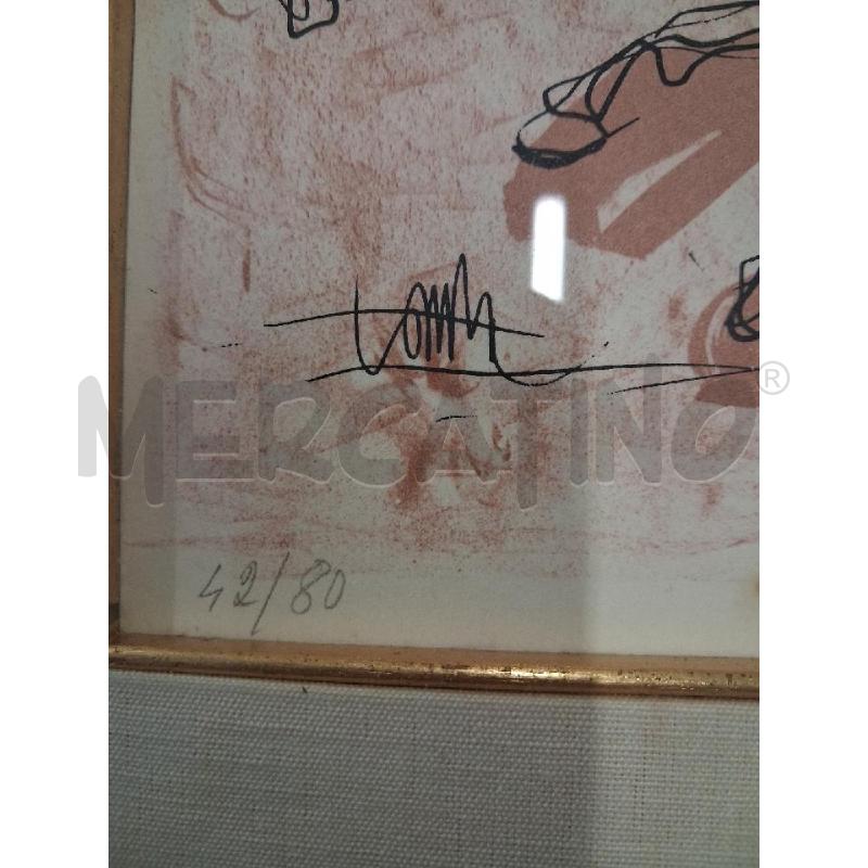 QUADRO STAMPA LITOGRAFICA CAVALLO  | Mercatino dell'Usato San giorgio del sannio 5