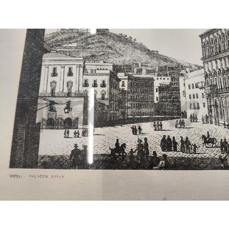 QUADRO STAMPA NAPOLI PALAZZO REALE  | Mercatino dell'Usato San giorgio del sannio 2