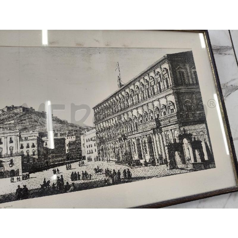 QUADRO STAMPA NAPOLI PALAZZO REALE  | Mercatino dell'Usato San giorgio del sannio 4