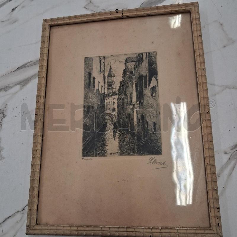 QUADRO STAMPA  DISEGNO VENEZIA  | Mercatino dell'Usato San giorgio del sannio 1