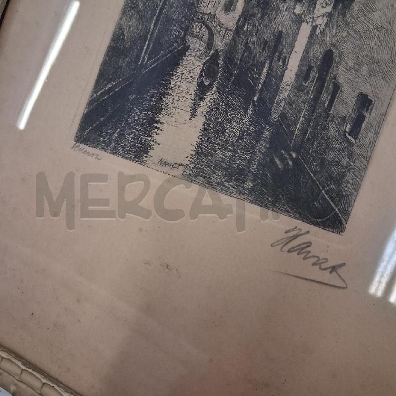 QUADRO STAMPA  DISEGNO VENEZIA  | Mercatino dell'Usato San giorgio del sannio 5