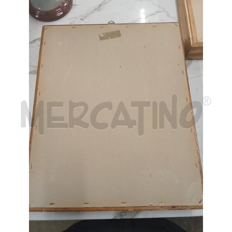 QUADRO VECCHIETTO CON PIPA C DORATA LAVORATA  | Mercatino dell'Usato San giorgio del sannio 2