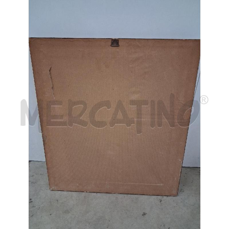 QUADRO VECCHIO SAGGIO GIAPPONESE CON PIPA PASS PARTOUT ROSSO  | Mercatino dell'Usato San giorgio del sannio 2