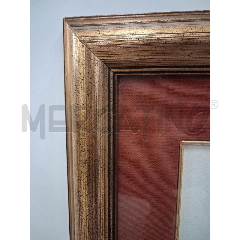 QUADRO VECCHIO SAGGIO GIAPPONESE CON PIPA PASS PARTOUT ROSSO  | Mercatino dell'Usato San giorgio del sannio 4