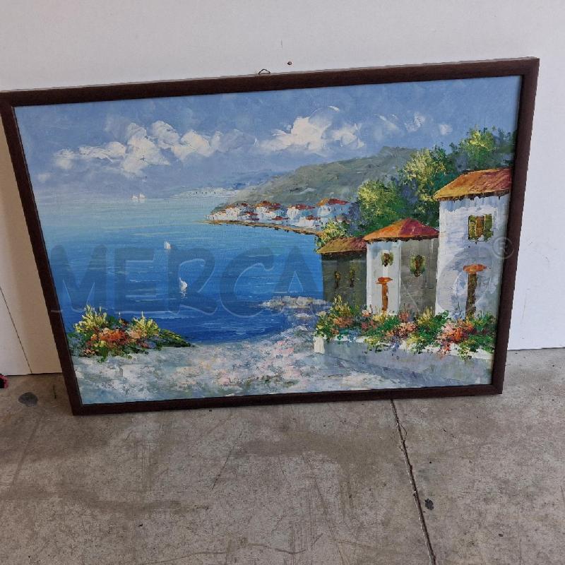 QUADRO VEDUTA MARE CASE  | Mercatino dell'Usato San giorgio del sannio 1