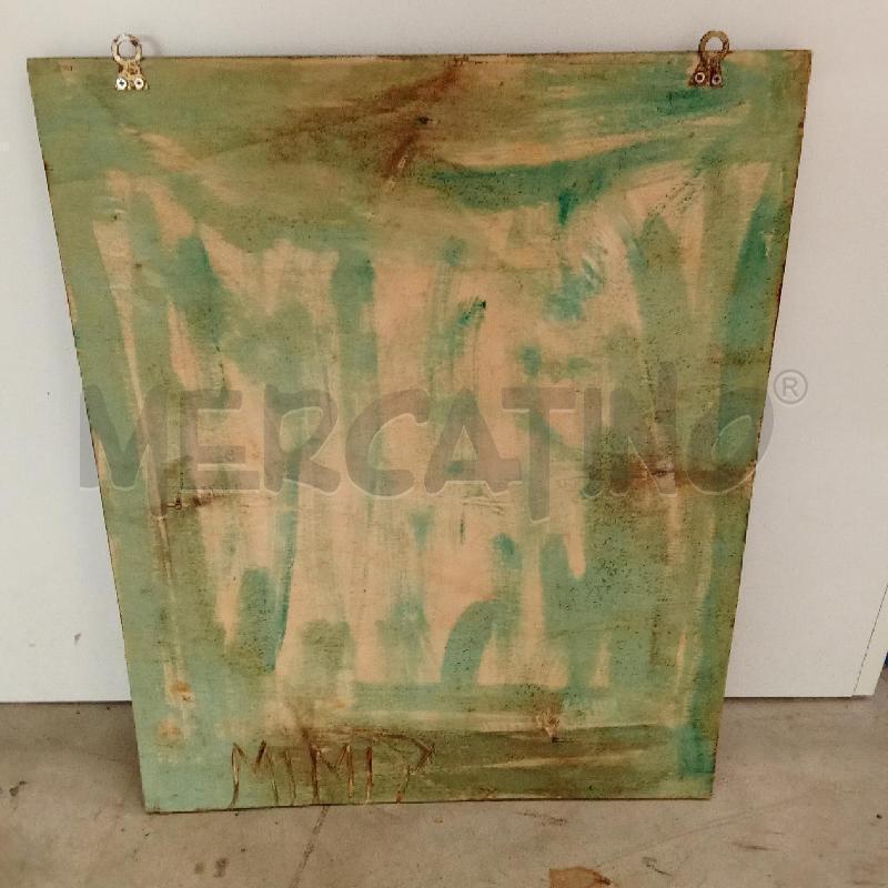 QUADRO VOLTO PADRE PIO INCISO A MANO MIMÌ ROMANO  | Mercatino dell'Usato San giorgio del sannio 2