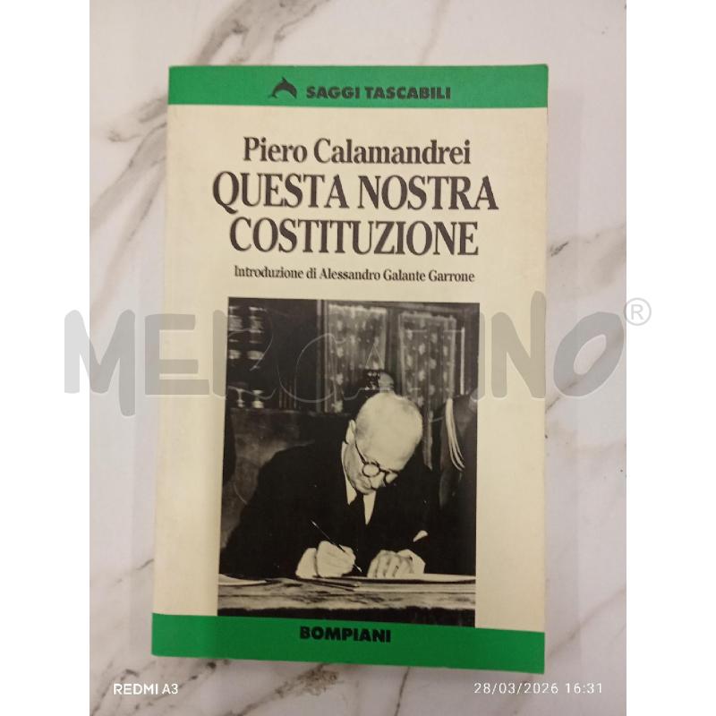 QUESTA NOSTRA COSTITUZIONE  | Mercatino dell'Usato San giorgio del sannio 1