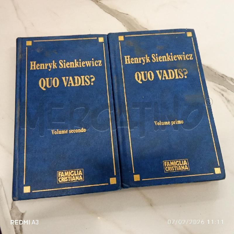 QUO VADIS I E II VOL HENRYK SIENKIEWICZ | Mercatino dell'Usato San giorgio del sannio 1