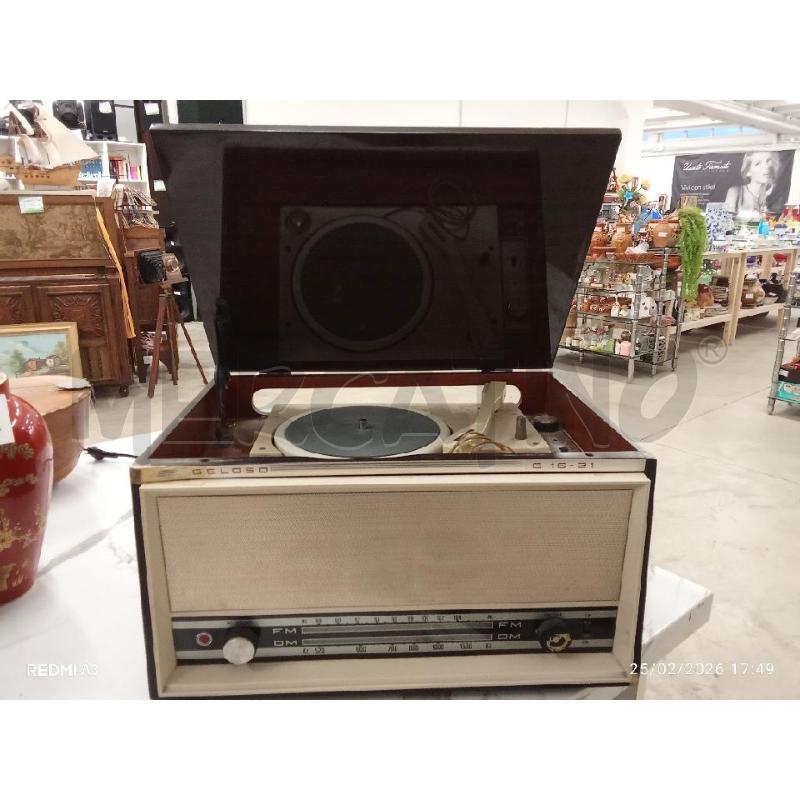 RADIO GIRADISCHI GELOSO DA SISTEMARE  | Mercatino dell'Usato San giorgio del sannio 1