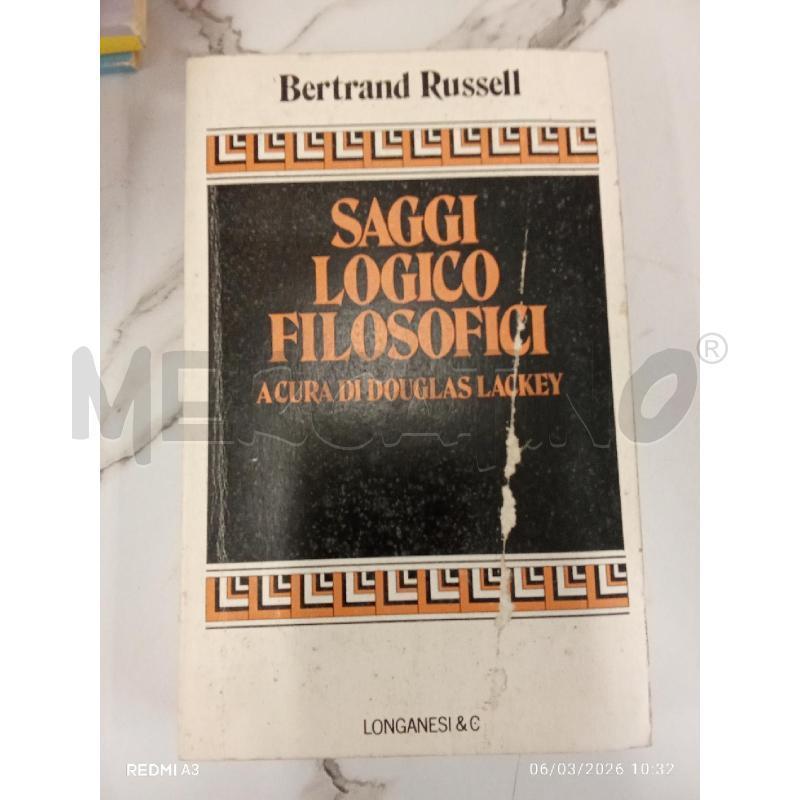 SAGGI LOGICO FILOSOFICI  | Mercatino dell'Usato San giorgio del sannio 1