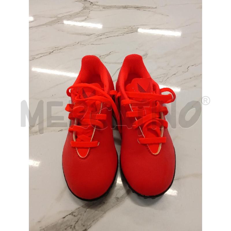 SCARPE BAMBINO ARANCIONI FLUO CALCIO ADIDAS  | Mercatino dell'Usato San giorgio del sannio 1