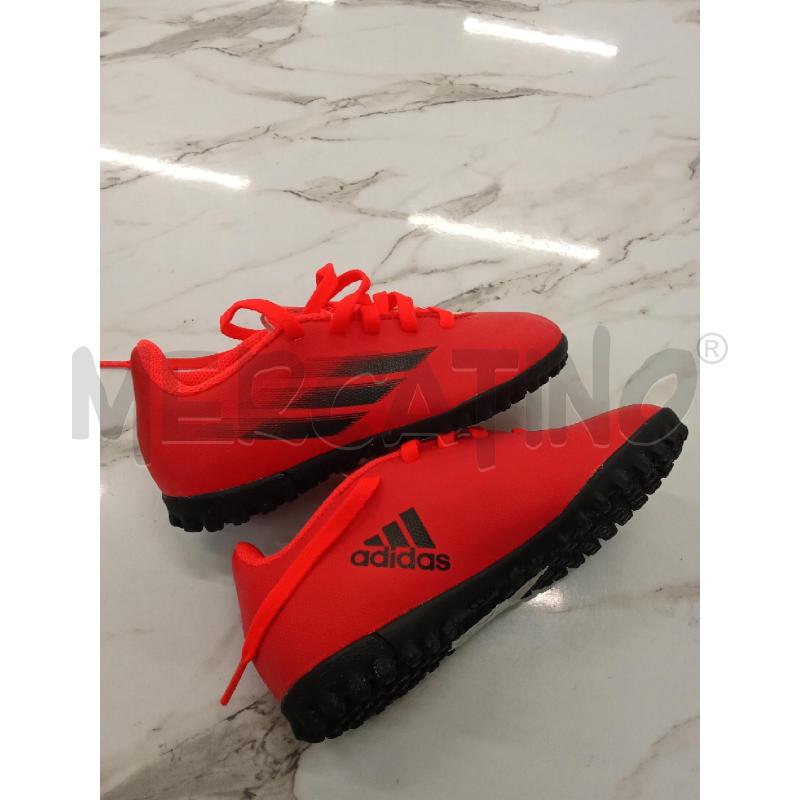 SCARPE BAMBINO ARANCIONI FLUO CALCIO ADIDAS  | Mercatino dell'Usato San giorgio del sannio 2