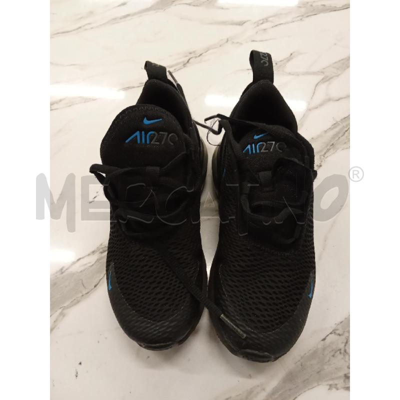 SCARPE BAMBINO NERE TELA BAFFO BLU NIKE AIR 70 | Mercatino dell'Usato San giorgio del sannio 1