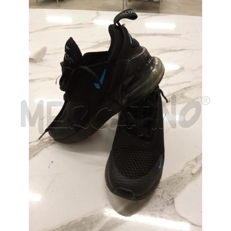 SCARPE BAMBINO NERE TELA BAFFO BLU NIKE AIR 70 | Mercatino dell'Usato San giorgio del sannio 2