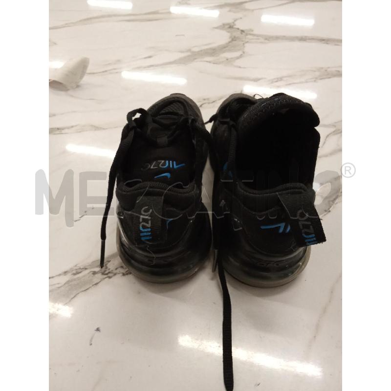 SCARPE BAMBINO NERE TELA BAFFO BLU NIKE AIR 70 | Mercatino dell'Usato San giorgio del sannio 3