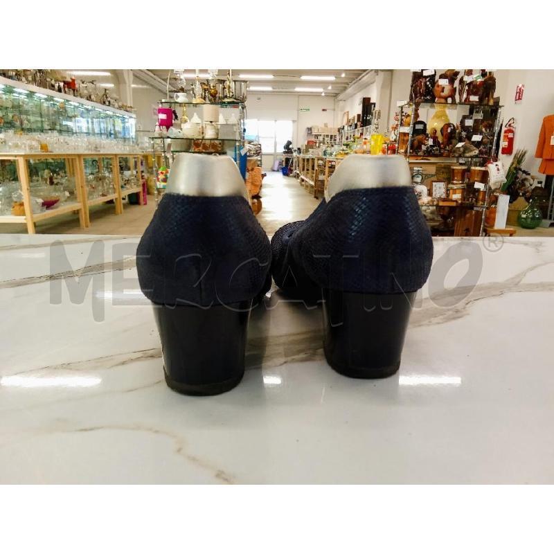 SCARPE DONNA BALLERINE CON TACCO HOGAN BLU DET.ARGENTATO | Mercatino dell'Usato San giorgio del sannio 3