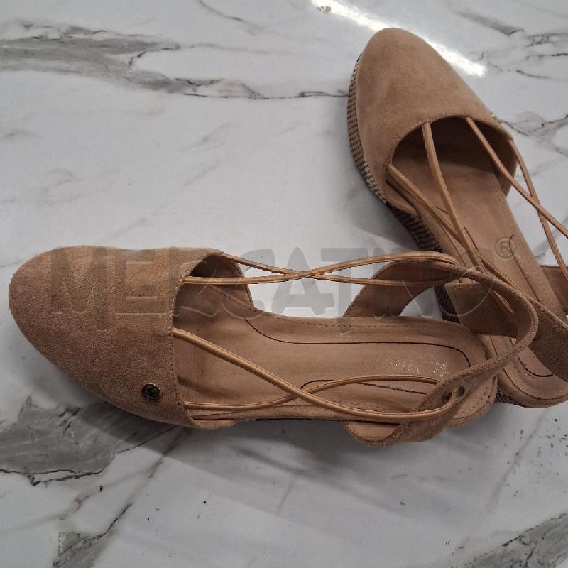 SCARPE DONNA BEIGE ZEPPA CORDA COLORATA MARRONE RUGGINE WRANGLER  | Mercatino dell'Usato San giorgio del sannio 4