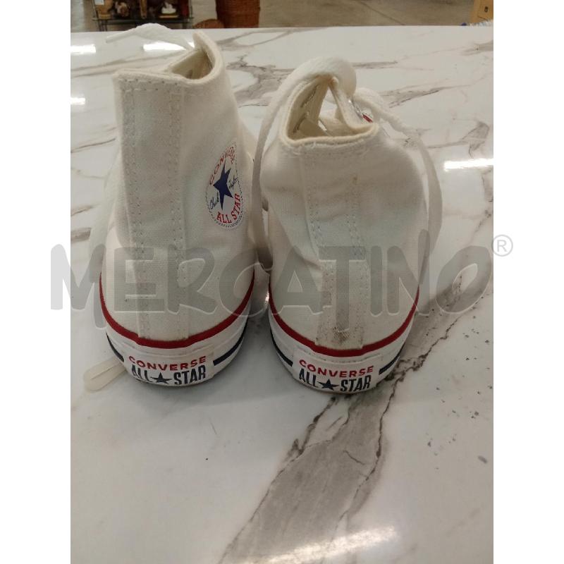 SCARPE DONNA BIANCHE ALTE CLASSICHE CONVERSE  | Mercatino dell'Usato San giorgio del sannio 3