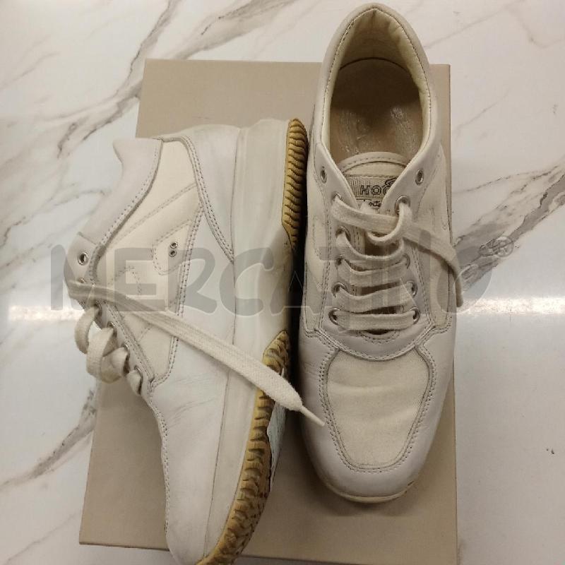 SCARPE DONNA BIANCHE HOGAN SIMIL PELLE TESSUTO  | Mercatino dell'Usato San giorgio del sannio 2