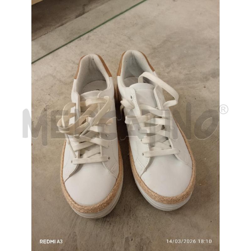 SCARPE DONNA BIANCHE INS.BEIGE GRACELAND | Mercatino dell'Usato San giorgio del sannio 1
