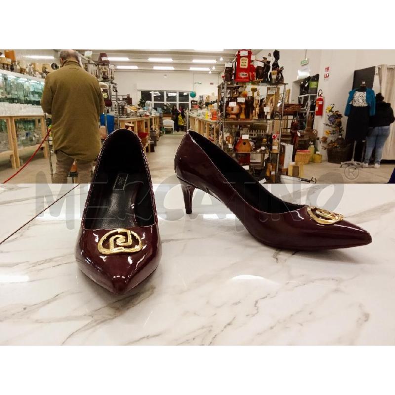 SCARPE DONNA BORDEAUX LIUJO TACCO BASSO DET.DORATO | Mercatino dell'Usato San giorgio del sannio 1