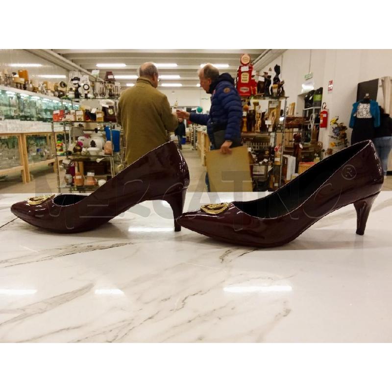 SCARPE DONNA BORDEAUX LIUJO TACCO BASSO DET.DORATO | Mercatino dell'Usato San giorgio del sannio 4