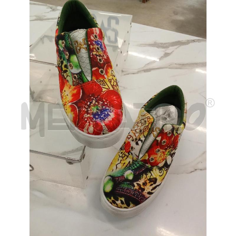 SCARPE DONNA FANTASIA FIORI GIALLO VERDE TOWSTARS  | Mercatino dell'Usato San giorgio del sannio 1