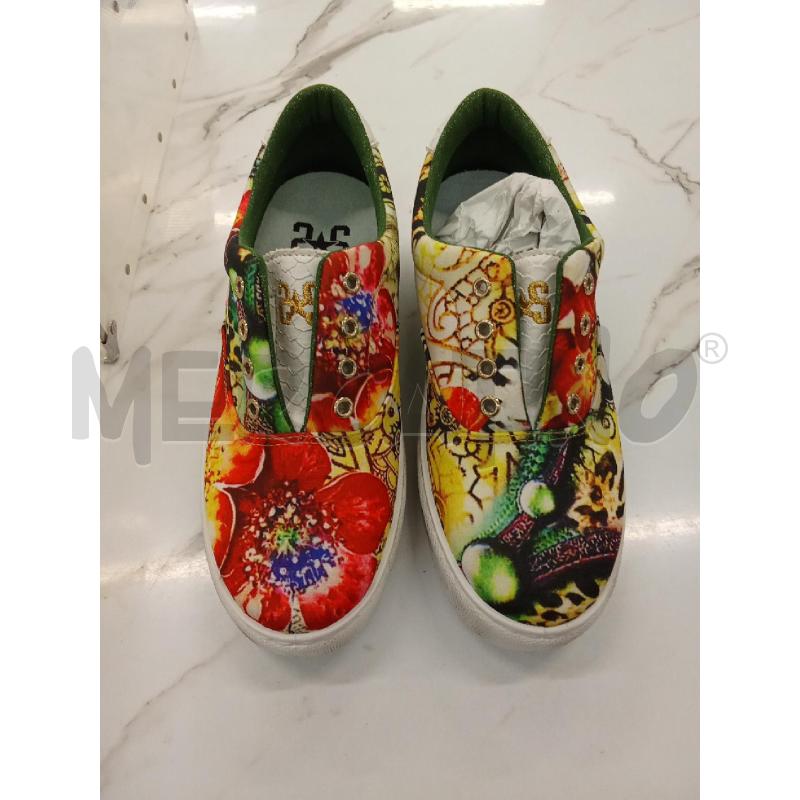SCARPE DONNA FANTASIA FIORI GIALLO VERDE TOWSTARS  | Mercatino dell'Usato San giorgio del sannio 2