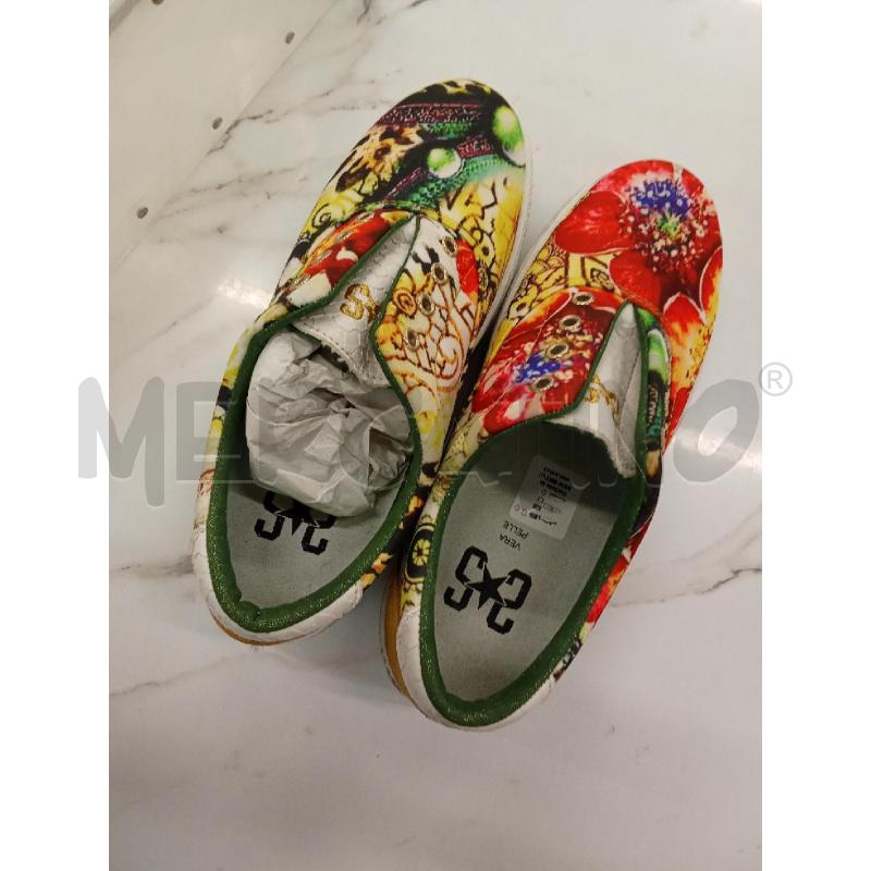 SCARPE DONNA FANTASIA FIORI GIALLO VERDE TOWSTARS  | Mercatino dell'Usato San giorgio del sannio 4