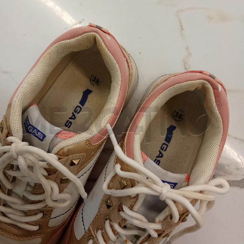 SCARPE DONNA GINNICHE ROSA BIANCHE BEIJE GAS  | Mercatino dell'Usato San giorgio del sannio 2