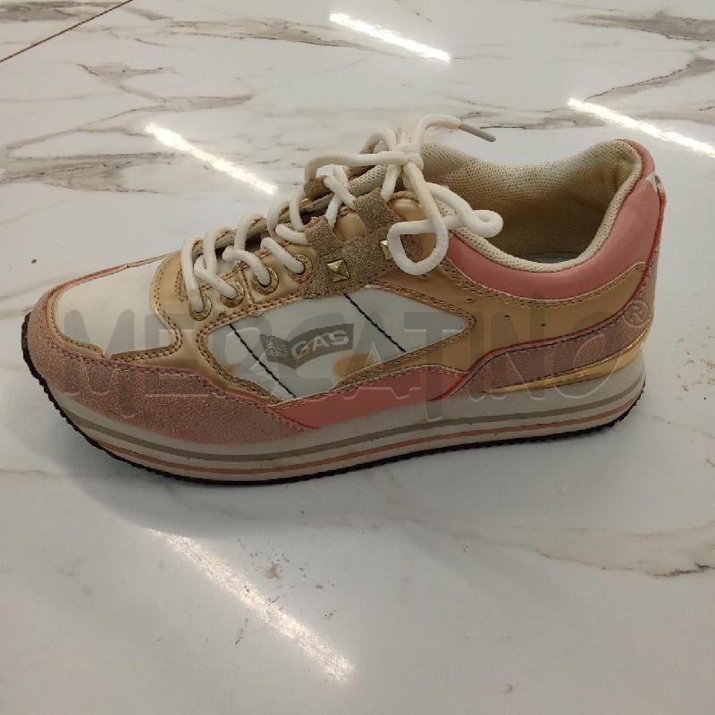 SCARPE DONNA GINNICHE ROSA BIANCHE BEIJE GAS  | Mercatino dell'Usato San giorgio del sannio 5