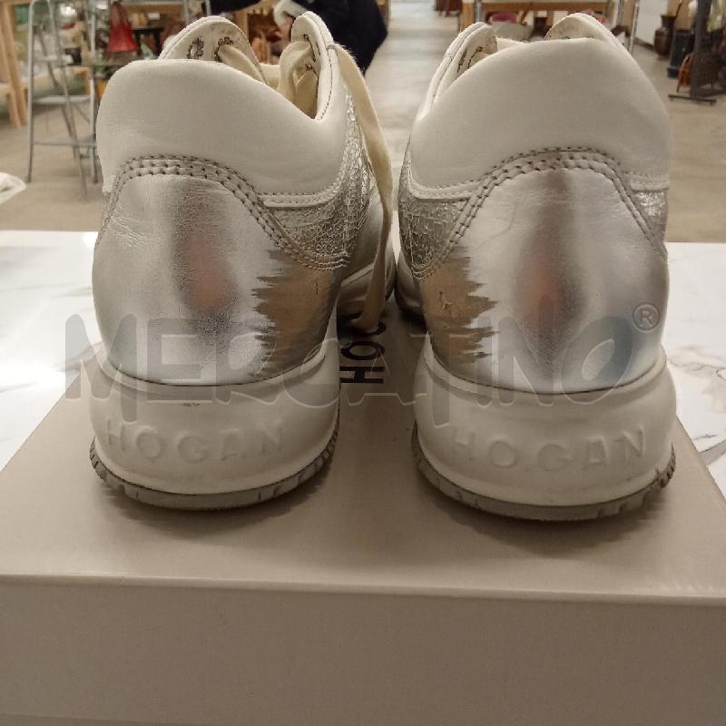 SCARPE DONNA HOGAN GRIGE DIFETTI EFFETTO CROCODILE  | Mercatino dell'Usato San giorgio del sannio 3