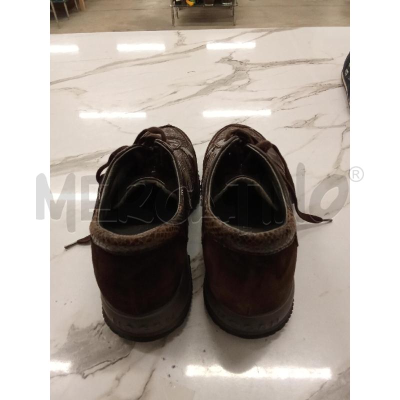 SCARPE DONNA HOGAN MARRONI INS EFFETTO COCCODRILLO INS CAMOSCIO  | Mercatino dell'Usato San giorgio del sannio 3