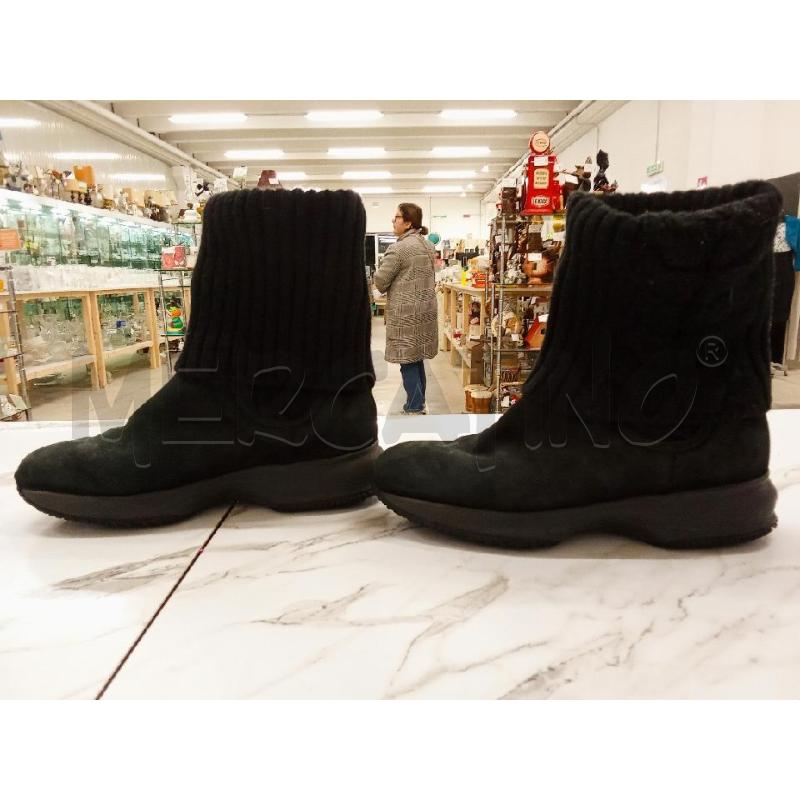 SCARPE DONNA HOGAN NERE CON CALZINO ALTO | Mercatino dell'Usato San giorgio del sannio 4