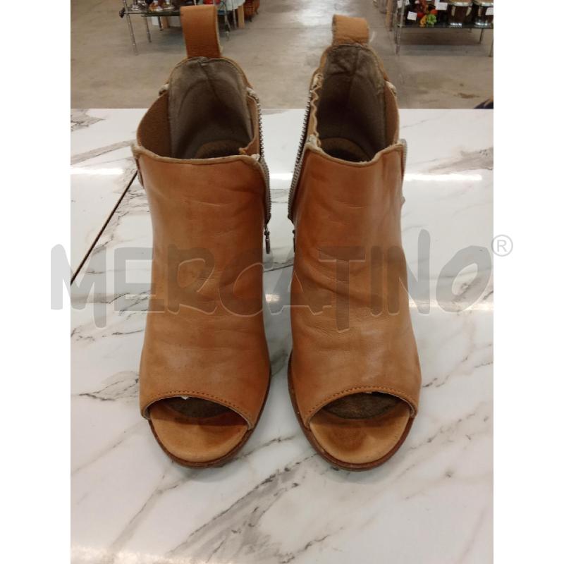 SCARPE DONNA MARRONE VERO CUOIO MADE IN ITALY | Mercatino dell'Usato San giorgio del sannio 1