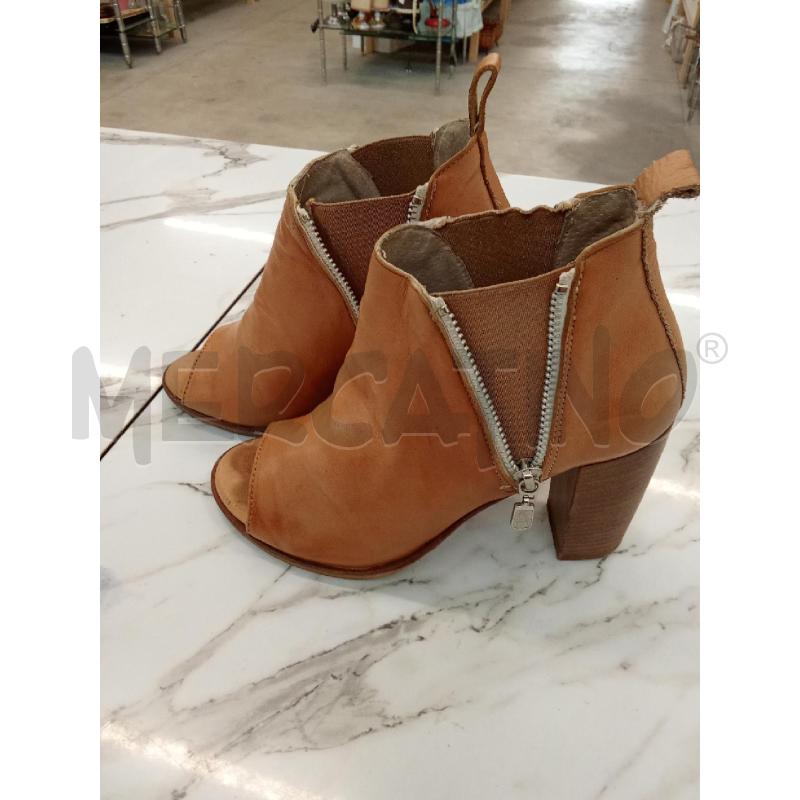 SCARPE DONNA MARRONE VERO CUOIO MADE IN ITALY | Mercatino dell'Usato San giorgio del sannio 2
