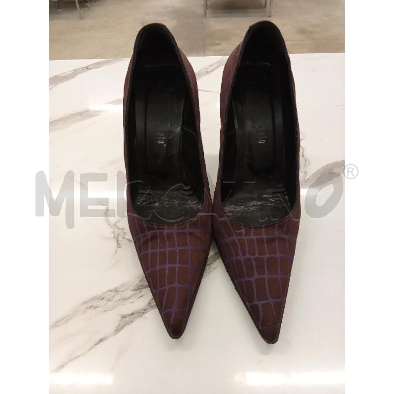 SCARPE DONNA MARRONI FANTASIA VIOLA BARBATO | Mercatino dell'Usato San giorgio del sannio 1