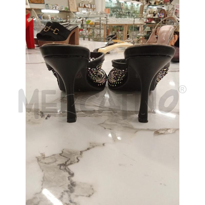 SCARPE DONNA NERE RETE STRASS 40 | Mercatino dell'Usato San giorgio del sannio 3