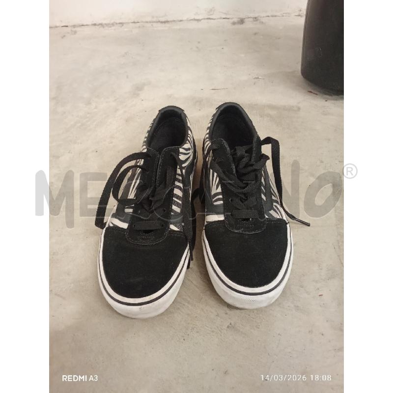 SCARPE DONNA NERE VANS INS. ZEBRATO | Mercatino dell'Usato San giorgio del sannio 1