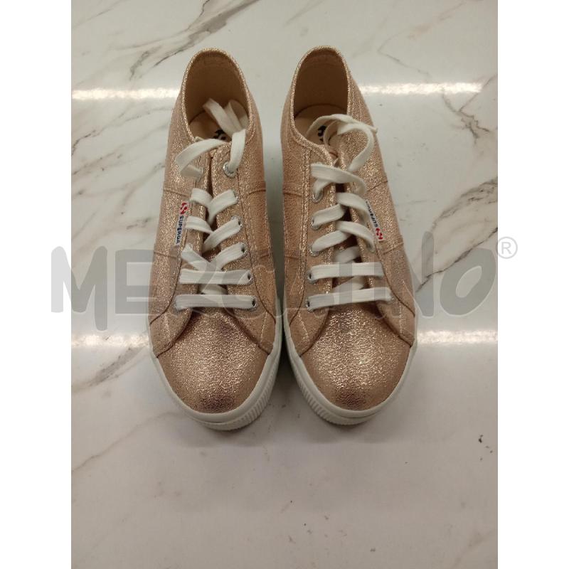 SCARPE DONNA SUPERGA ROSA BRILLANTINATE CON PARA  | Mercatino dell'Usato San giorgio del sannio 1