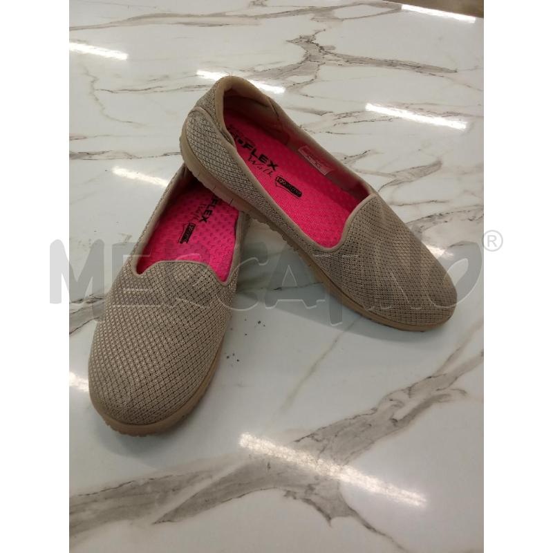 SCARPE DONNA TORTORA CHIARO MOCASSINI GOFLEX  | Mercatino dell'Usato San giorgio del sannio 3