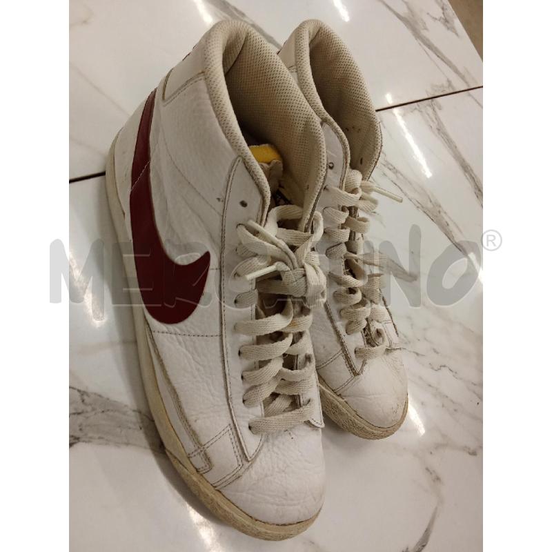 SCARPE UOMO BIANCHE PELLE VEGANA  | Mercatino dell'Usato San giorgio del sannio 1