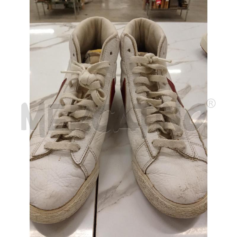 SCARPE UOMO BIANCHE PELLE VEGANA  | Mercatino dell'Usato San giorgio del sannio 3